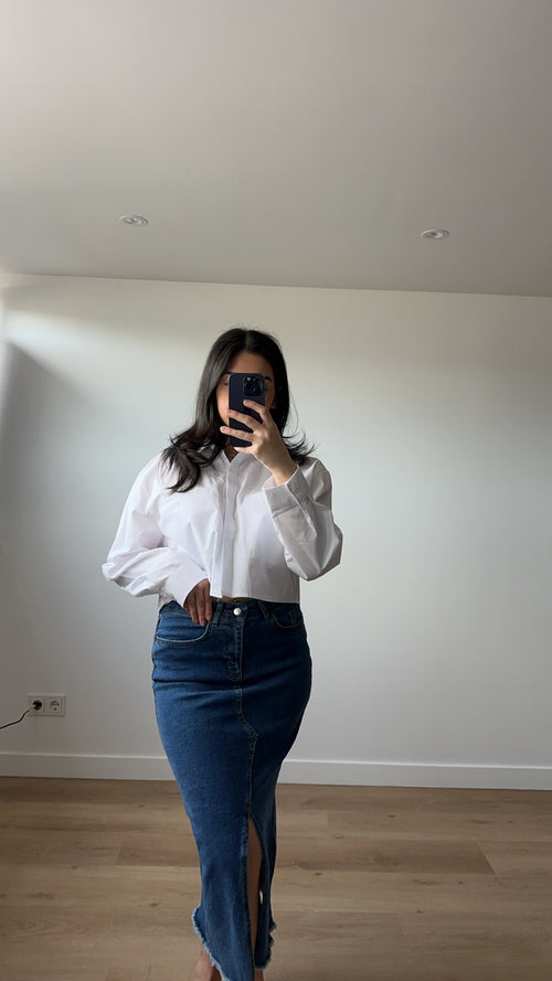 Zyra denim skirt