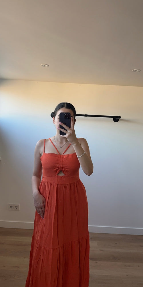 Cemre Kleid orange